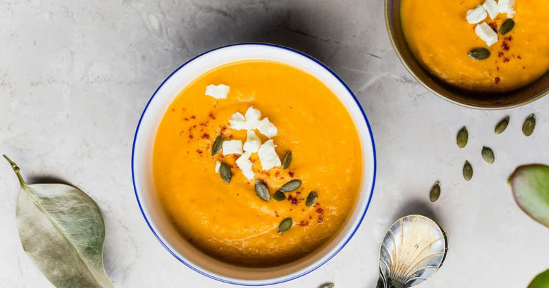 Warming butternut squash soup