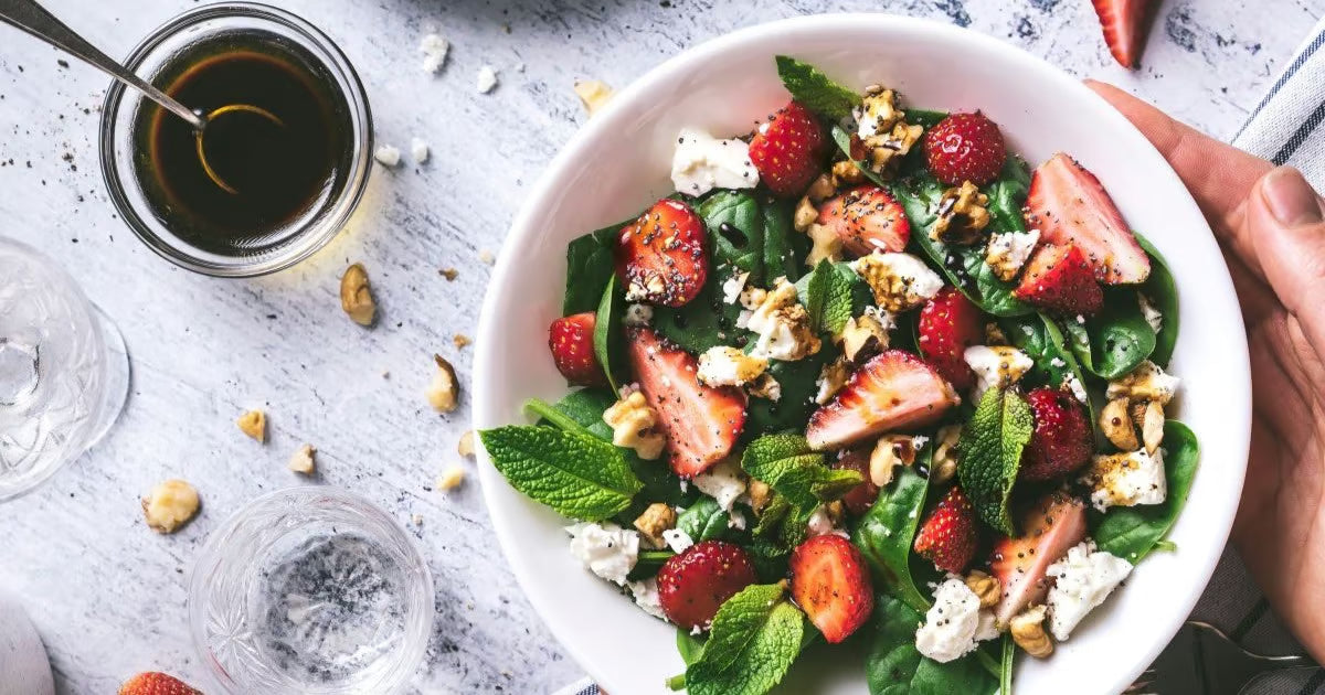 Strawberry, Spinach & Feta Summer Salad